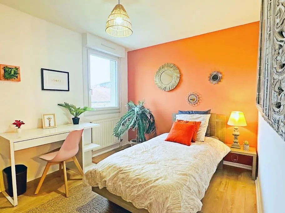 Loasis - Appart T4 Proche Gare Et Centre Ville Villefranche-sur-Saone Apartment